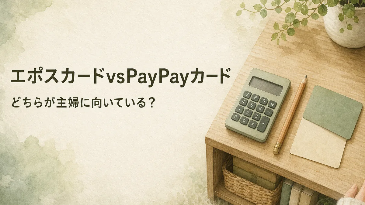 エポスカードvsPayPayカード、どちらが主婦に向いている?のアイキャッチ