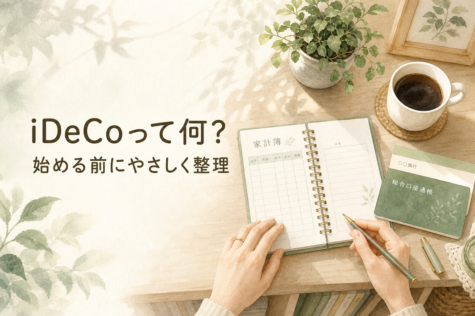 iDeCoとは?仕組み・60歳までの注意点を整理のアイキャッチ